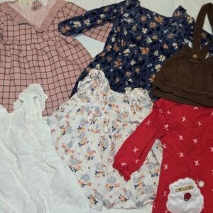 Assorted Baby Dresses and Outfits